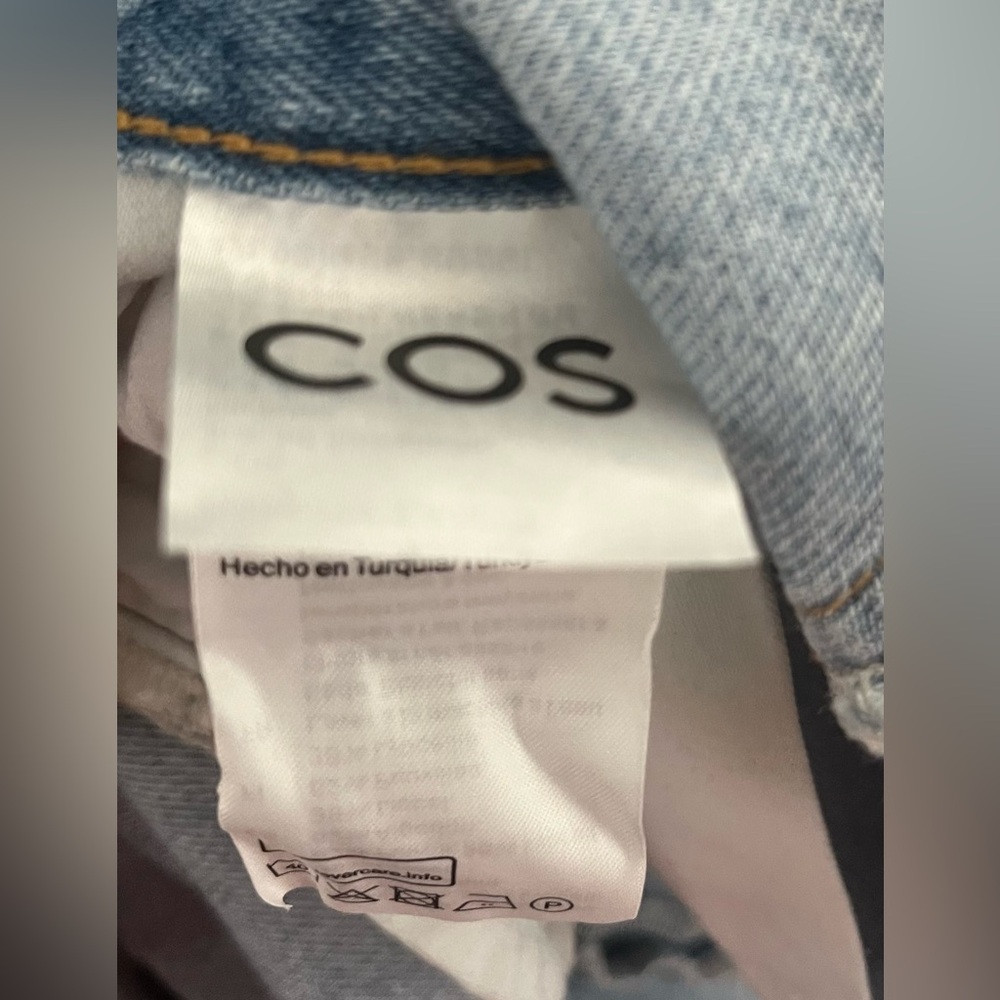 COS Denim Maxi Shirt Dress Sz. 12 - Picture 8 of 16